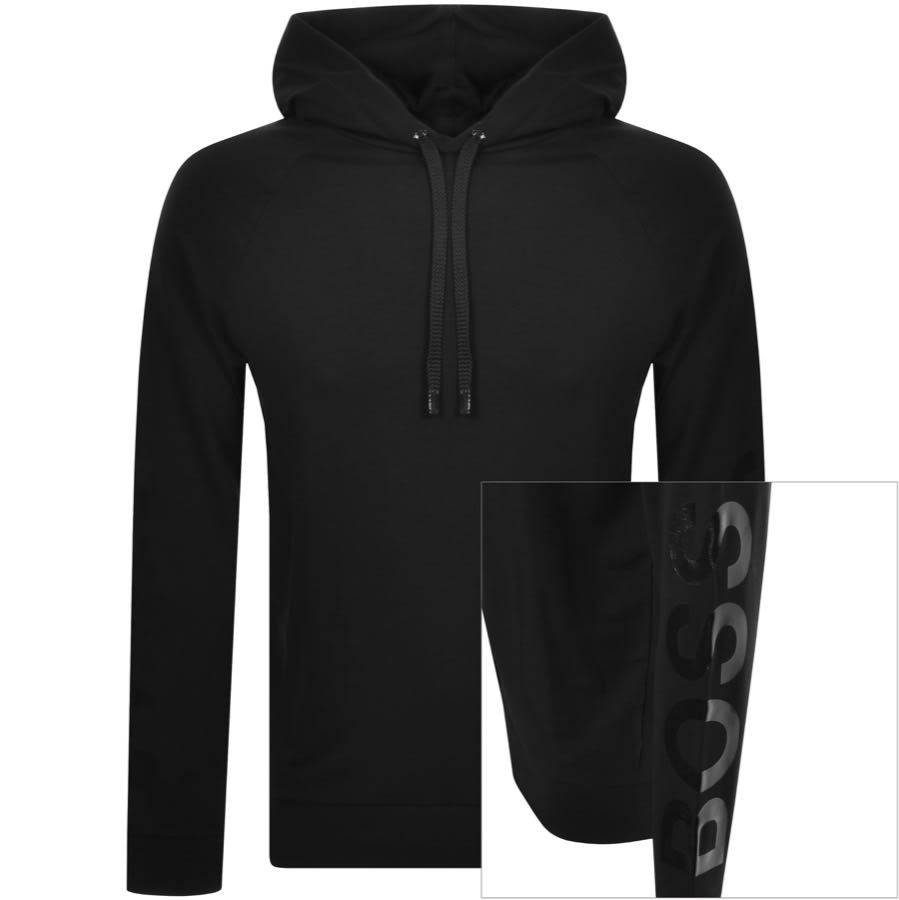 Alternative Image for ProductBOSS Lounge Hoodie Black1